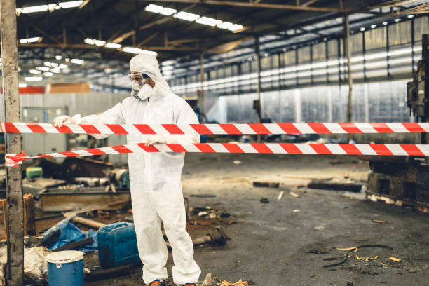Professional Trauma Scene Cleanup technician working in Charlotte Hall, MD